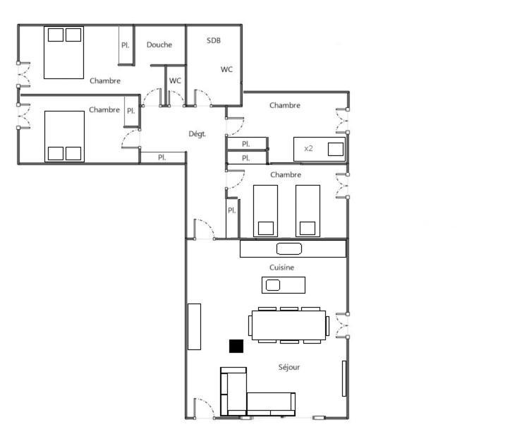 Appartement En Chalet 4 Etoiles Huez Exterior photo
