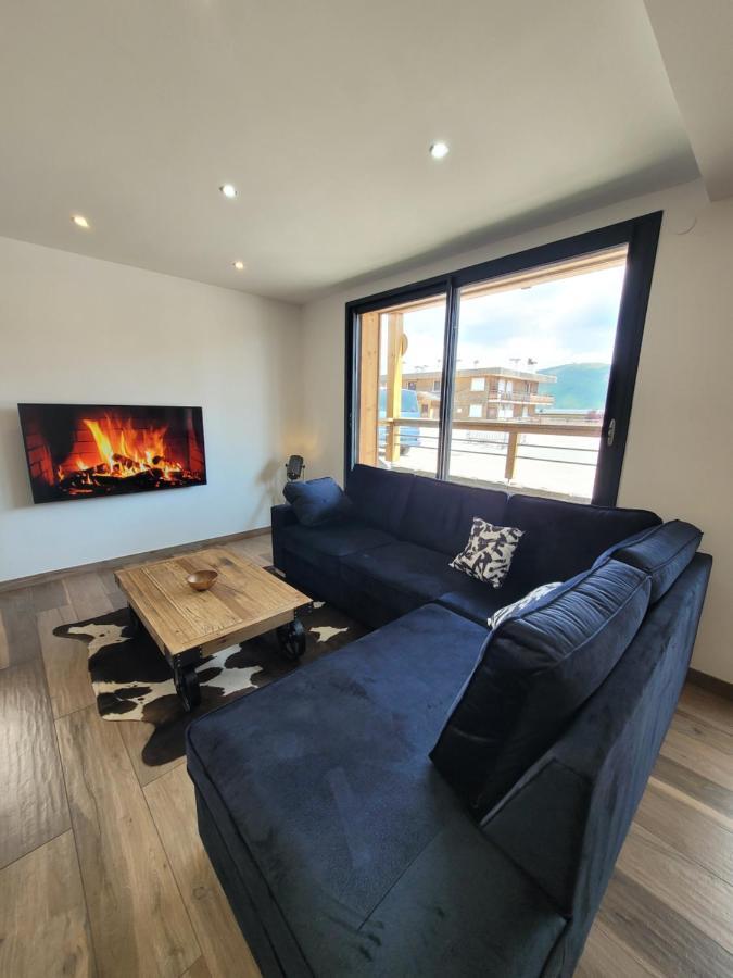 Appartement En Chalet 4 Etoiles Huez Exterior photo